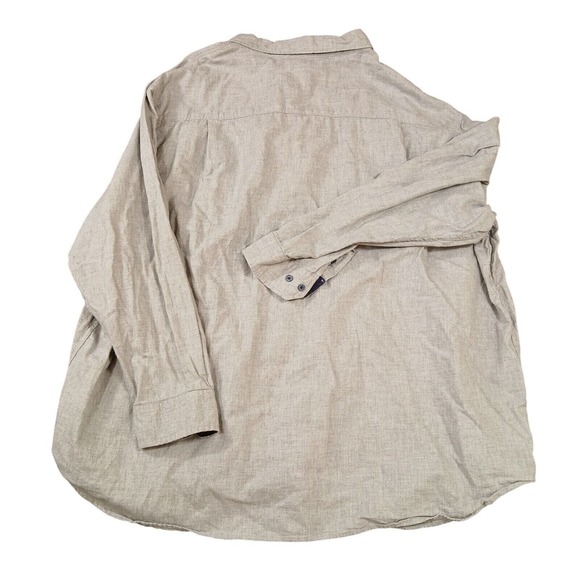 PX Men's Long Sleeve Gray Button Up Dress Shirt 4XL - Picture 2 of 8